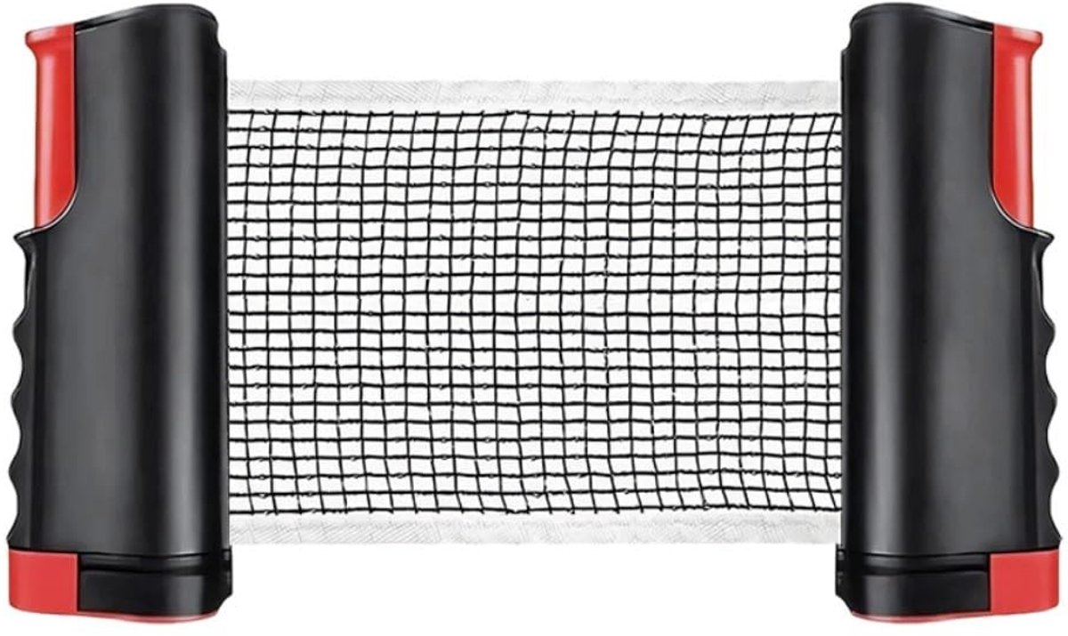 LIVIA HOME- Tafeltennistafel Intrekbaar - Draagbaar Pingpongnet - Klembeugel voor Tafel - Flexibel Gebruik - Eenvoudig te Installeren - Voor Tafel met Dikte tot 5 cm