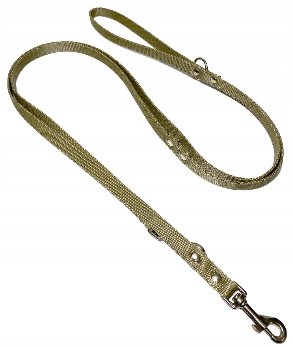 Verstelbare Hondenlijn 120-205 cm / 13 mm Breed - Khaki