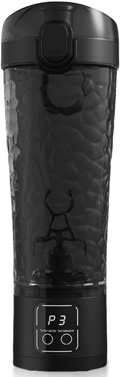 JHUBERS - Elektrische Shaker Bottle - Eiwitshakes bereiden - 700ml formaat - Zelfroerende functie - Handige sportaccessoire - Ideaal voor fitness -...