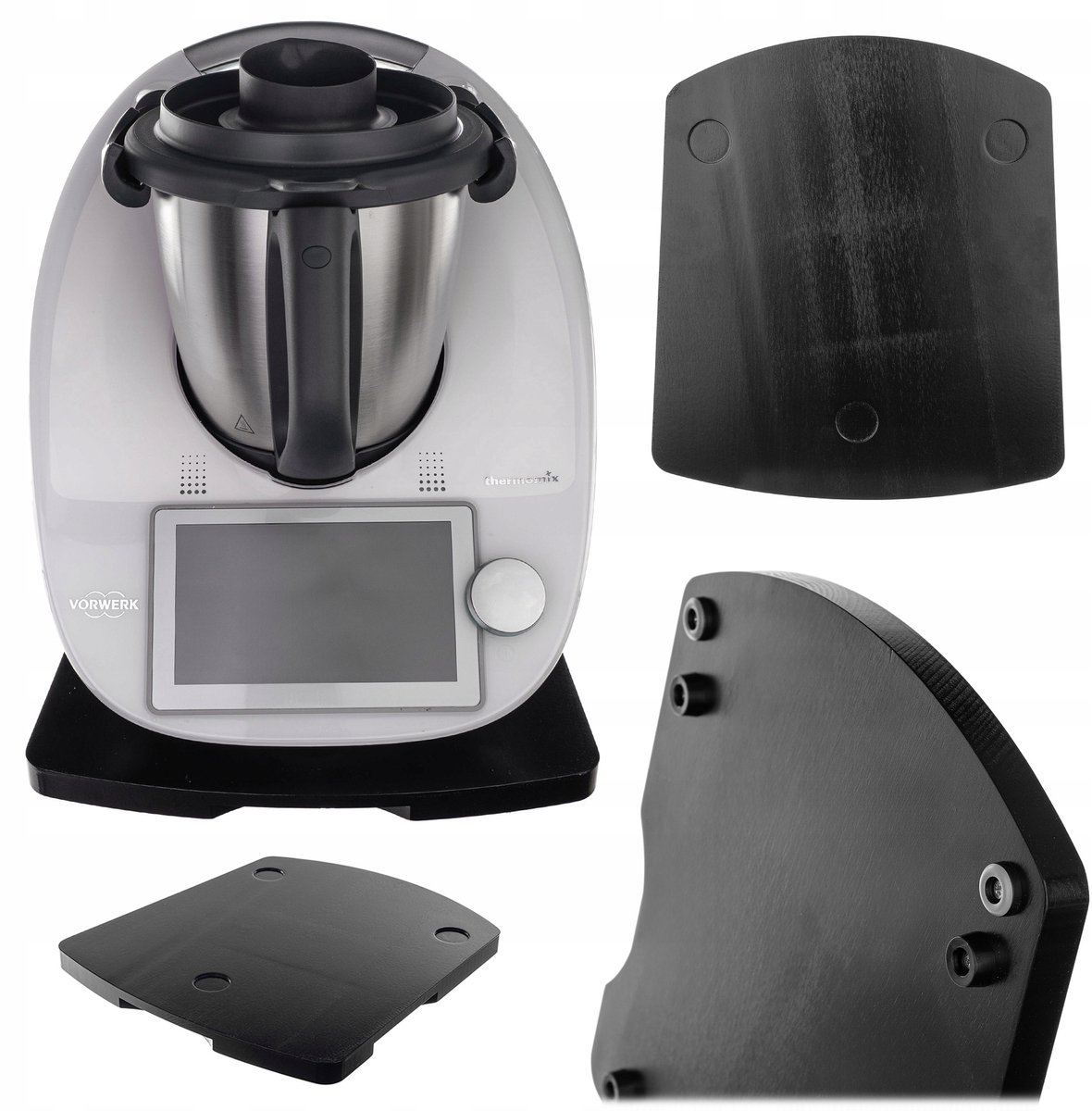 Houten Onderstel voor Thermomix TM6/TM5 - Zwart