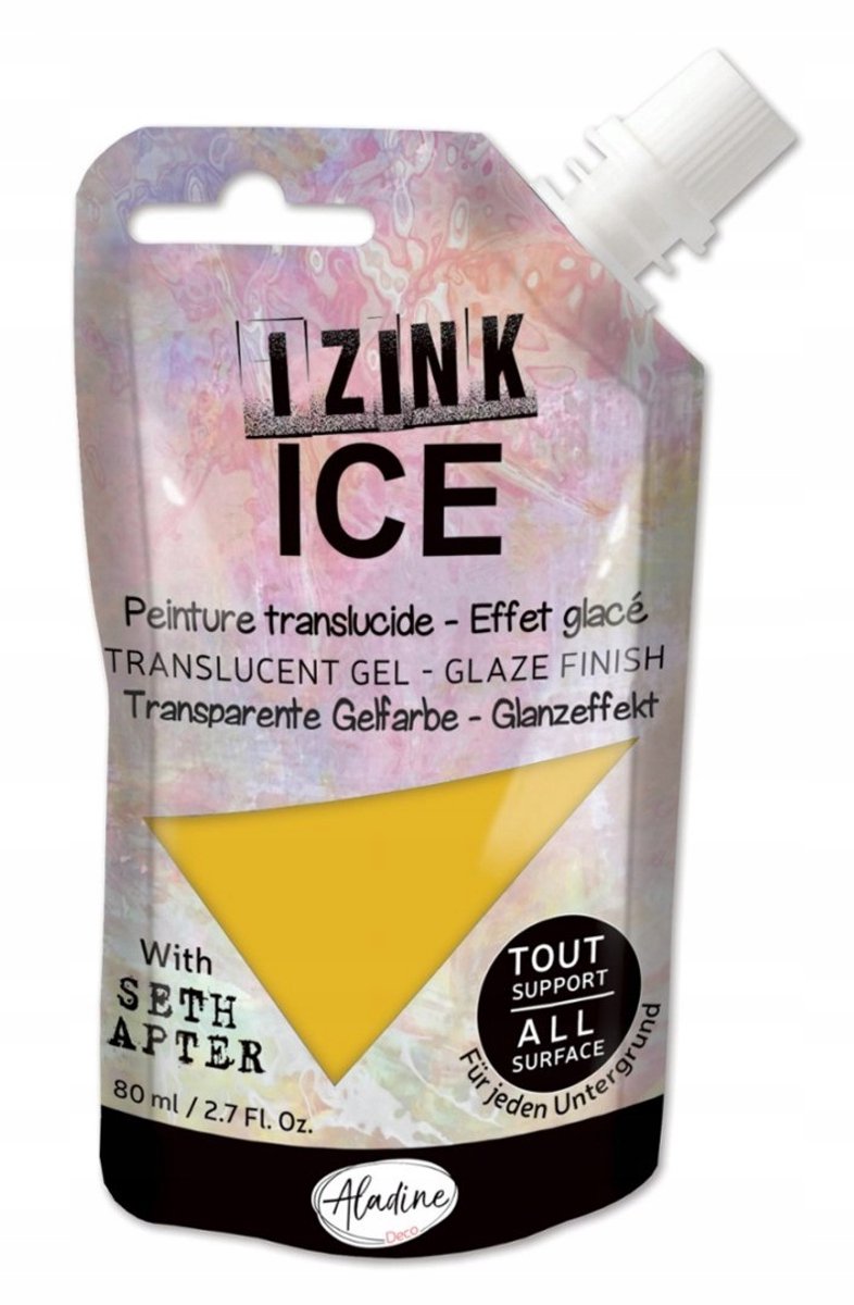 Izink ICE Verfgel - Transparant Geel 80ml