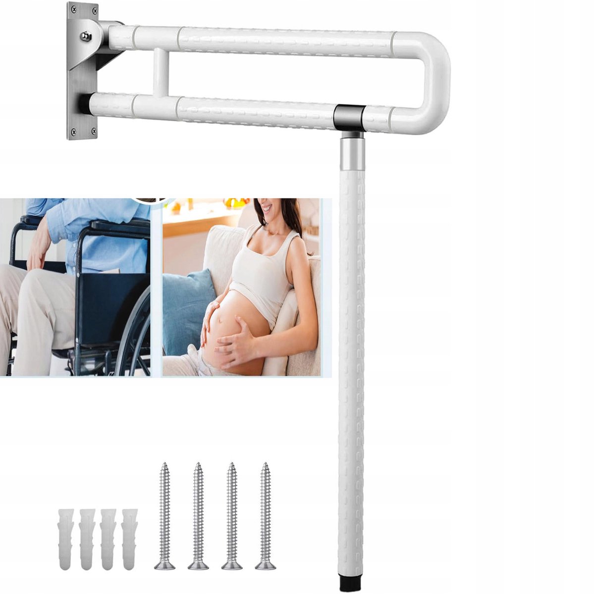 Opklapbare Beugel 600mm - Veiligheid en Comfort in de Badkamer