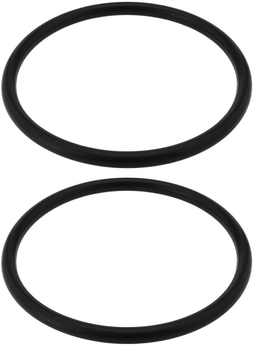 BRENZOOS- O-ring Vervanging 107x95x6mm - Afdichting - Rubber - Set van 2 - Compatibel met Kärcher K3/K4/K5 - Duurzaam materiaal - Afdichtring