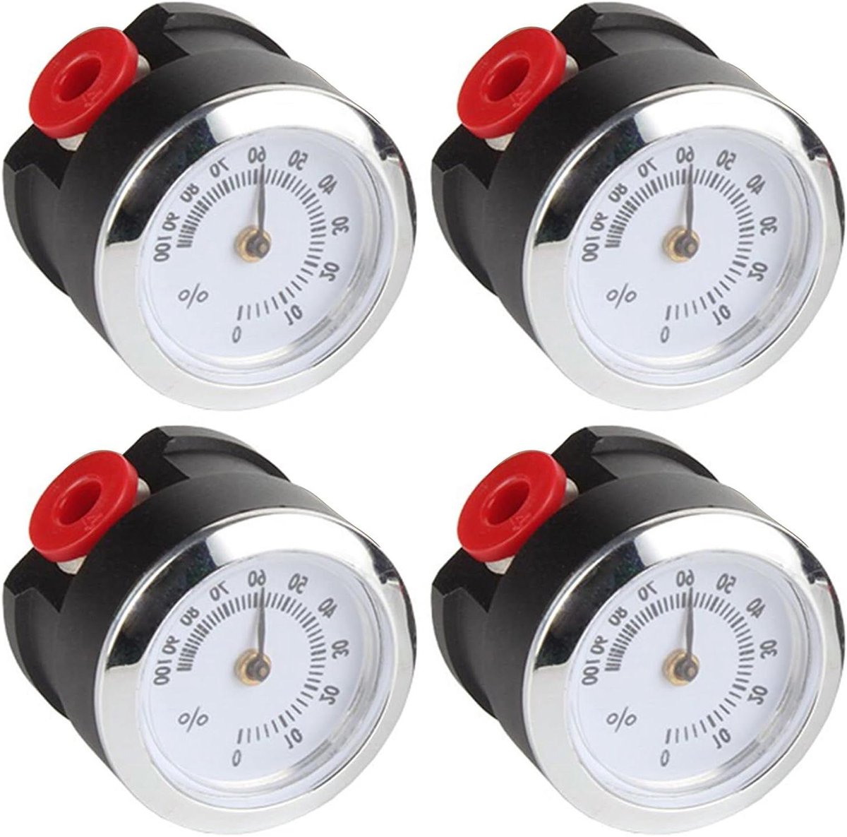 Filament Droogdoos - Vochtigheid Monitor - 3D Printen Optimaliseren - Draadloze Installatie Mogelijk - 30 mm Diameter - Zwart