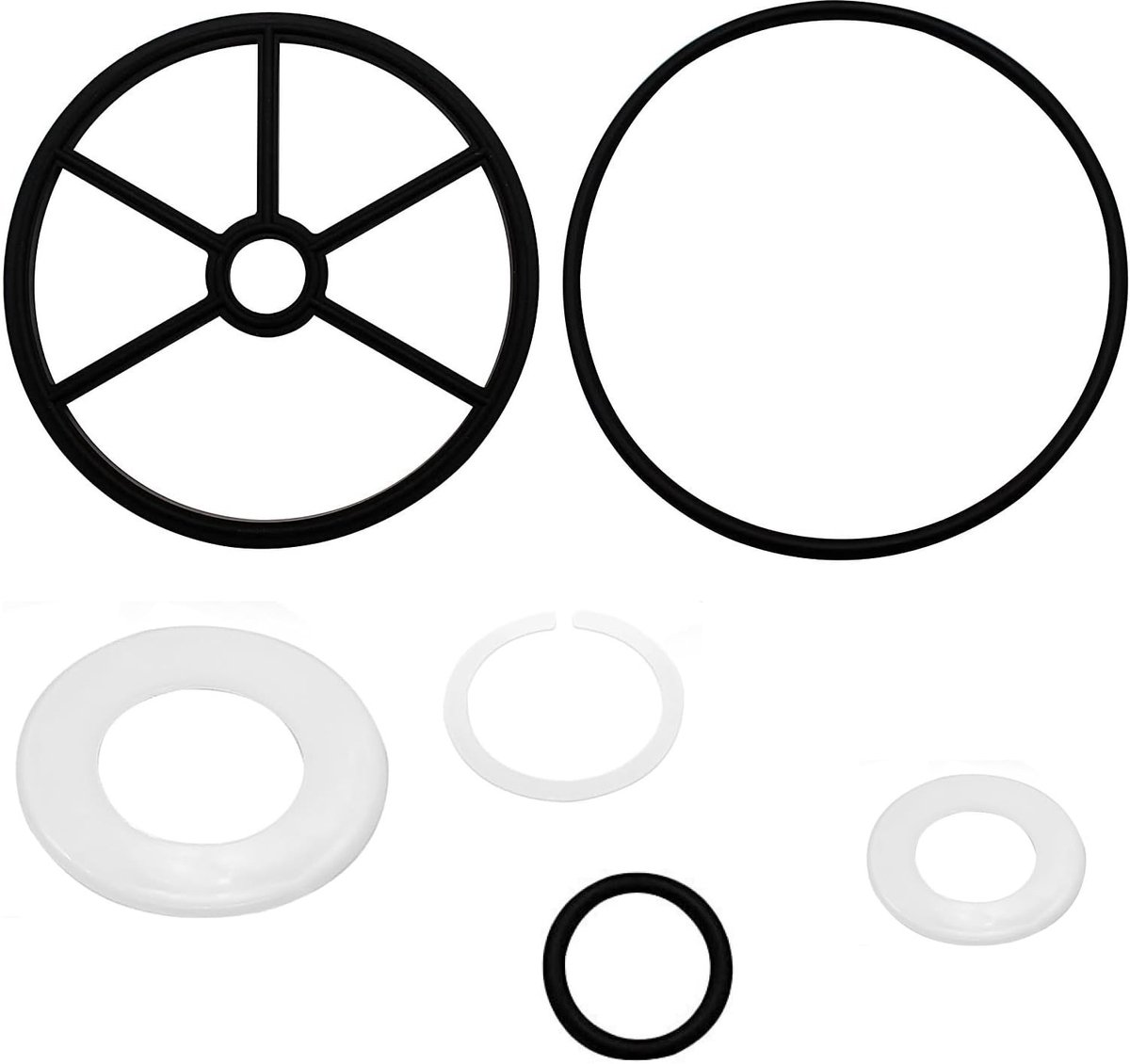 Dailygoods- Reparatieset voor zwembad - Afdichtingsstrip - Ventielfilter - Hoogwaardig rubber - Compatibel met Hayward modellen - Voorkomt lekken - Afdichtingsset