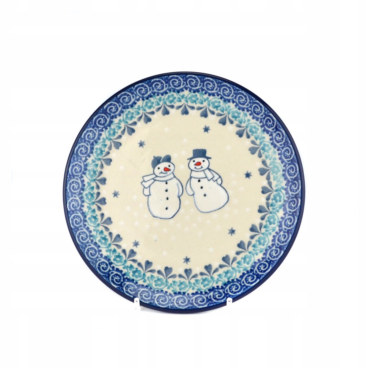 Bolesławiec Keramiek Dessertbord 16cm - Handgemaakt