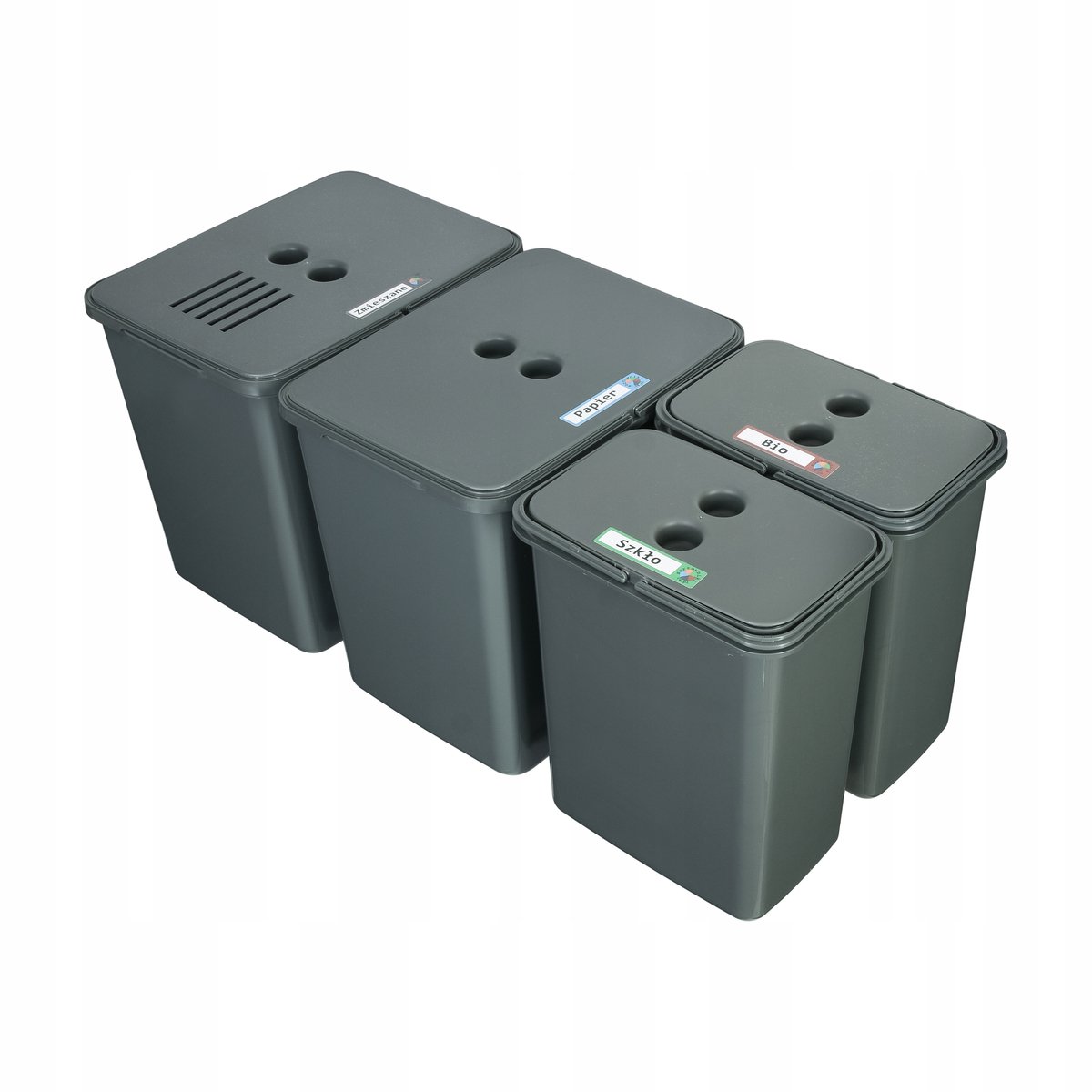 FLEXI Afvalscheidingsbakken voor BLUM Lades 80-90cm - 48L