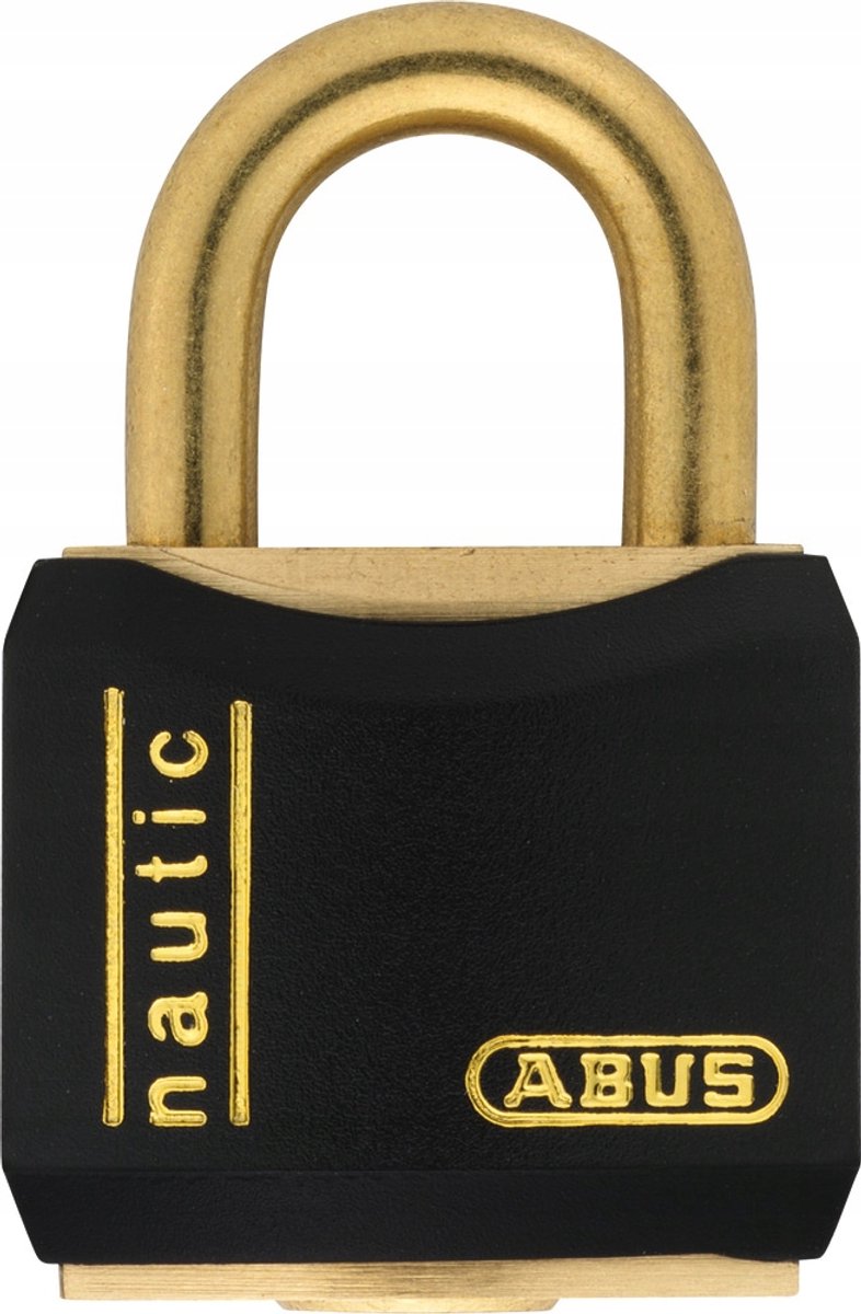 ABUS T84MB/40 Messing Hangslot met Behuizing - Sleutel 8401