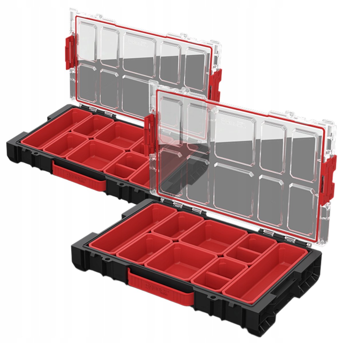 Qbrick System PRO Organizer 100 - Modulaire Gereedschapskist met Deksel (x2)