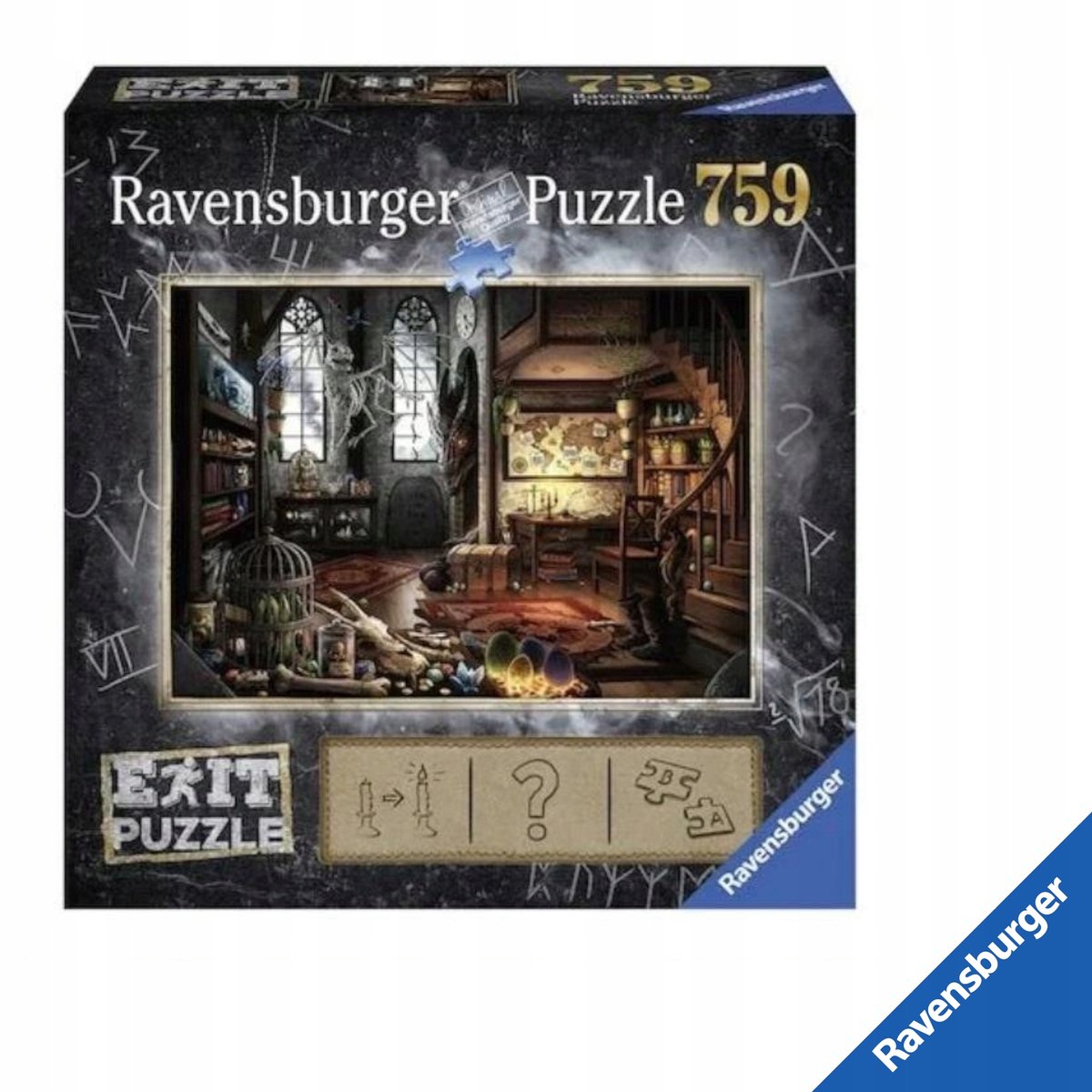 Ravensburger Exit Puzzel 759 Stukjes: Mysterieuze Kamer