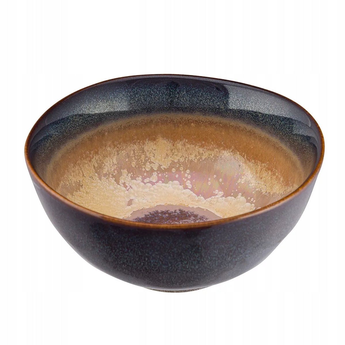 Keramische Saladekom Reactief Patina 15 cm - Uniek Design