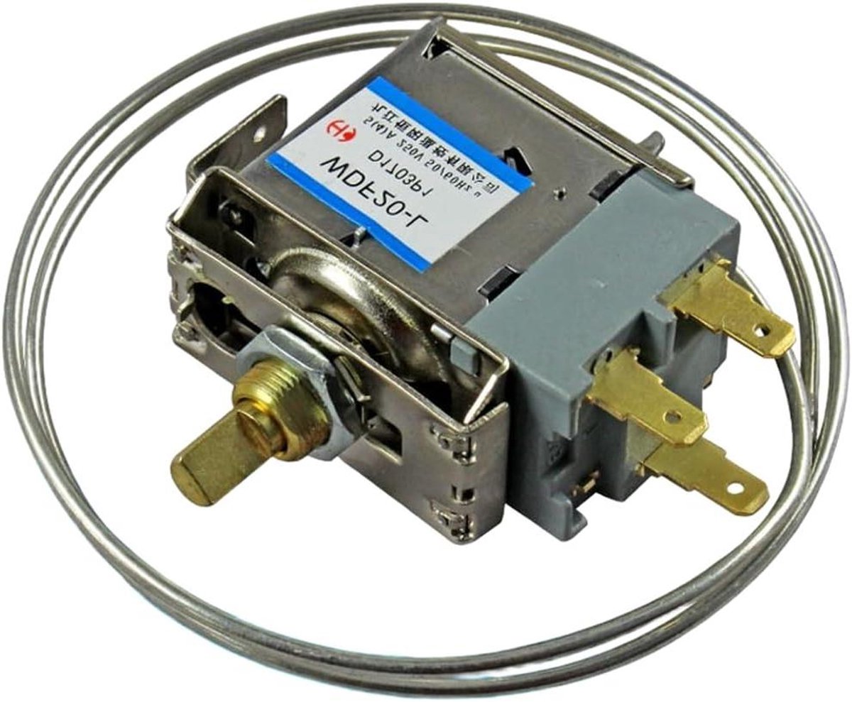 Koelkast Thermostaat - Temperatuurregelaar - Koeling Optimaliseren - Mechanische Nauwkeurige Controle - 4.3x1.4x3.1cm - Staal