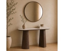 Milton & Oldbrook Wandtafel 120 cm Zahara Walnootlook