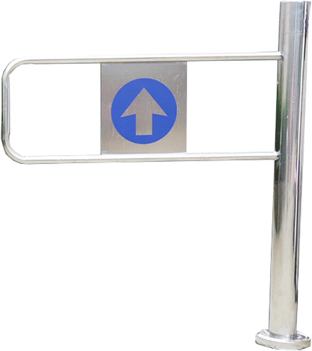 Metalen Draaipoort - Veiligheidspoort - Toegangscontrole - Eenrichtingsverkeer - 90x97 cm 