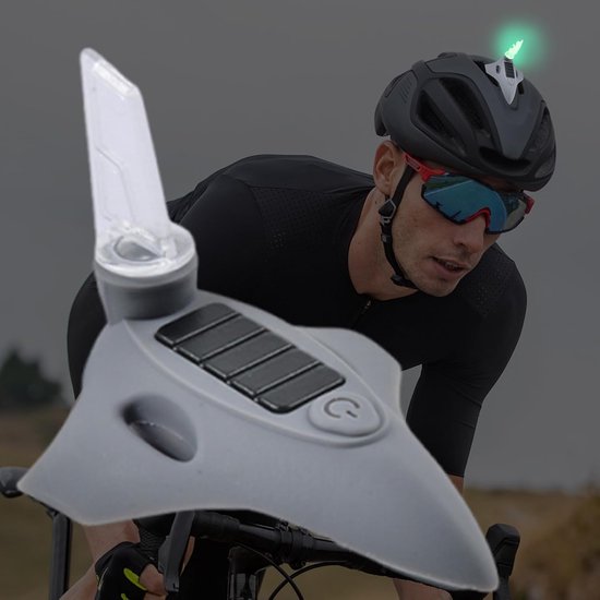 Motorhelm Verlichting - Veiligheidslamp Motor - Nachtelijke Ritten - Snel en Veilig Bevestigen - 15 x 10 x 4 cm — afbeelding 4