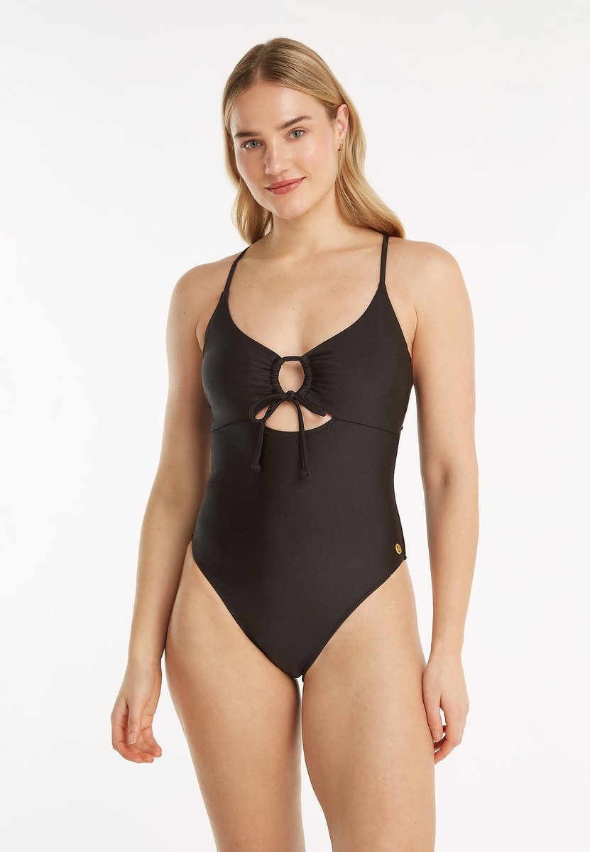 Ten Cate removable padding badpak zwart voor Dames black
