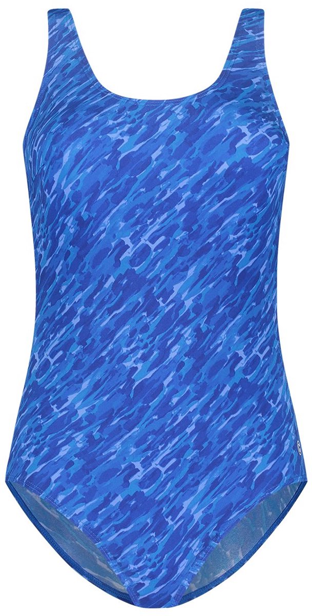 Ten Cate badpak soft cup paint stripes blue voor Dames