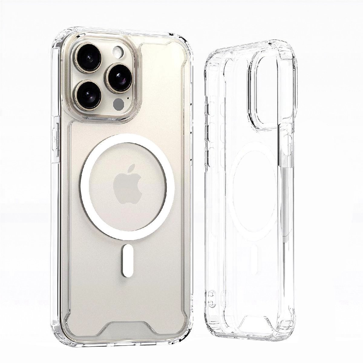 Hurtel Clear Corner Case MagSafe Serie - Hoesje - iPhone 16 - Transparant - Compatibel met MagSafe
