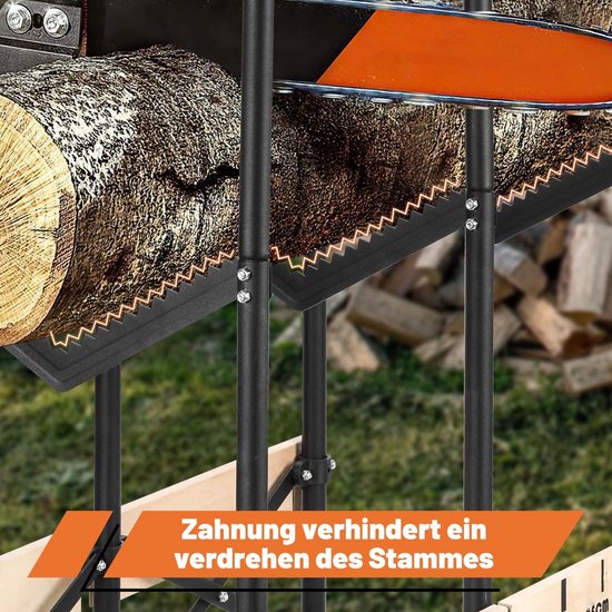 Zaagbok Set - Houtklover Ondersteuning - Efficiënt Hout Zagen - Inklapbaar en Stabiel - 2 Stuks 150 kg - Zilver — afbeelding 3