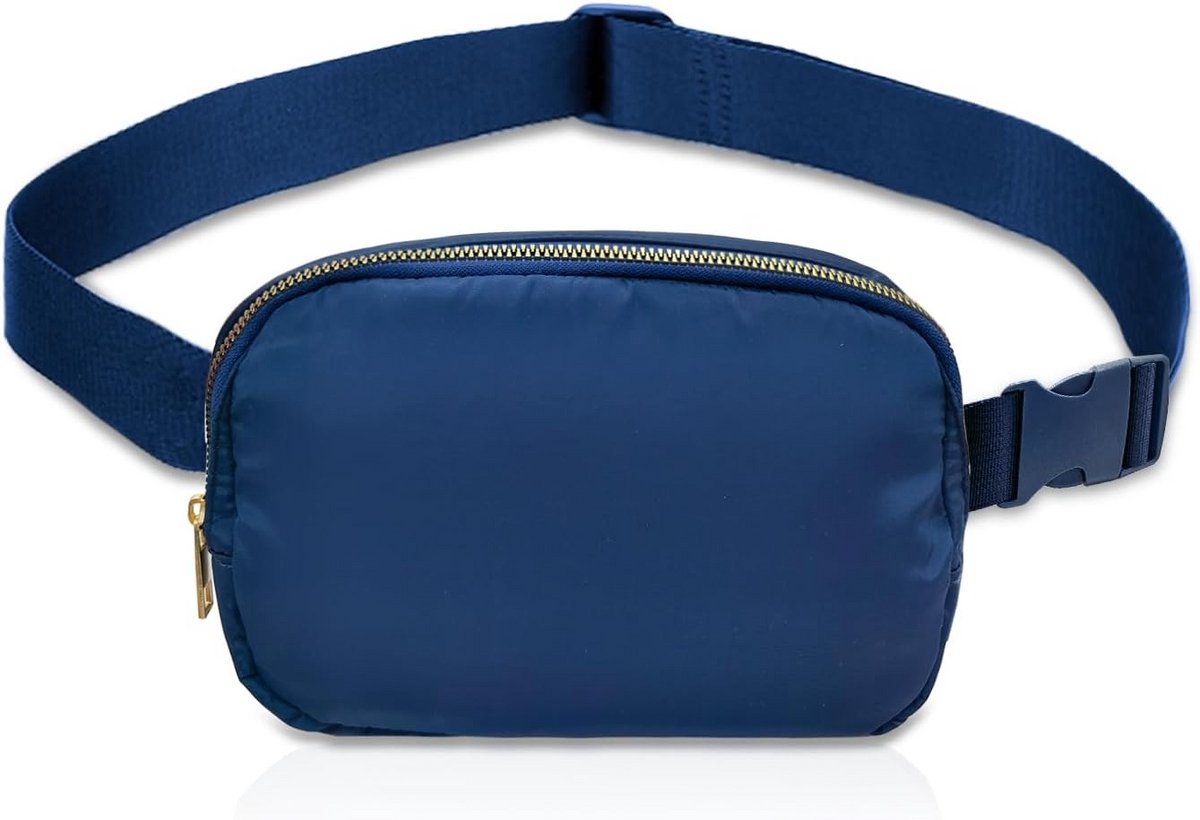 Heuptas Nylon - Borstas - Sport en Reizen - Waterdicht Materiaal - 20 x 14 cm - Blauw