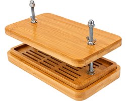 Purepeak Tofu Pers - Tofu Press - Bamboe - 22 x 11.5 cm