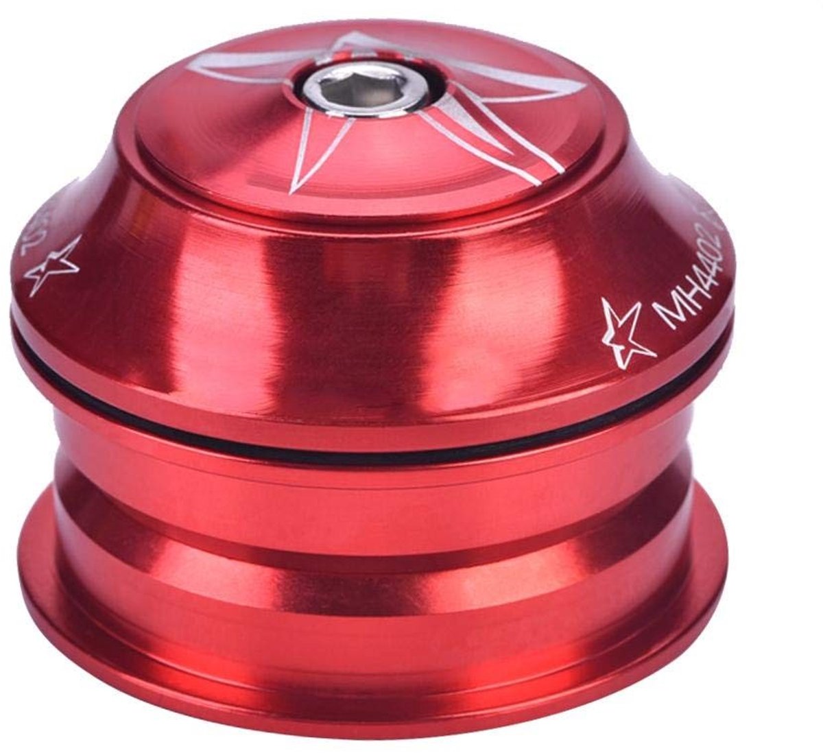 Dailygoods - Fiets headset - Aluminium - Hoogwaardige vervanging - Rood - Geschikt voor 44mm head tube - Betrouwbare kwaliteit - Ideaal voor fietsen