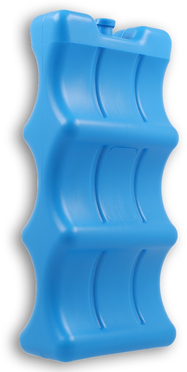DULA Koelelementen voor blikjes - Blauw - Blikken koelelement voor koelbox en koeltas - 1 stuk - 10.5 x 22 x 5 cm