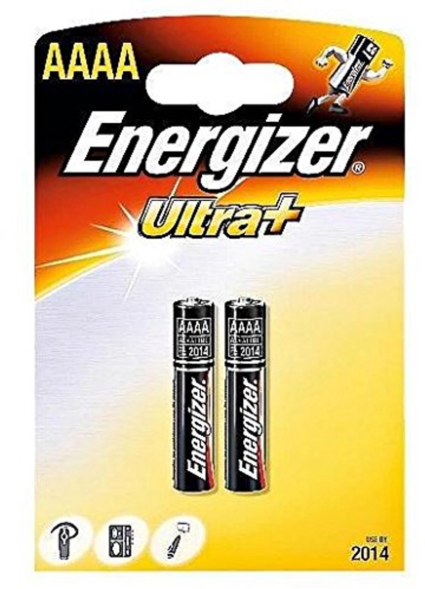 Batterijen - Kleine batterijen - Apparaten van stroom - Alkaline technologie - AAAA formaat - Zilver