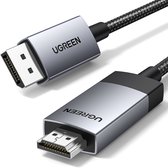 Ugreen - DP119 - DisplayPort/HDMI 4K 60Hz kabel 1m - grijs