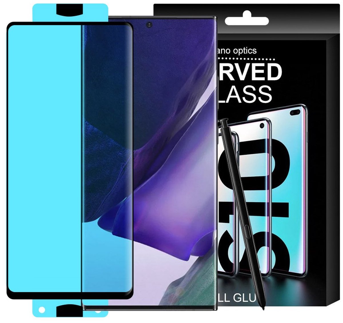 Hurtel 3D Edge Nano Flexi Glass - Telefoonschermbescherming - Samsung Galaxy S21+ - Zwart - Uitzonderlijke Flexibiliteit