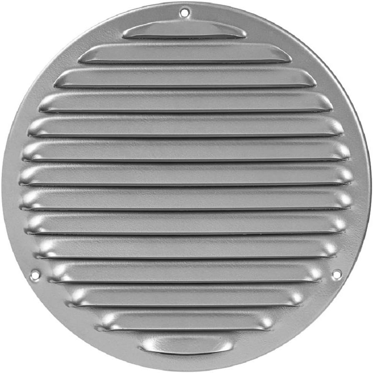 Ventilatierooster - Met insectenhor - Ventilatie Buiten - Rond Metaal - 200 mm - Grijs