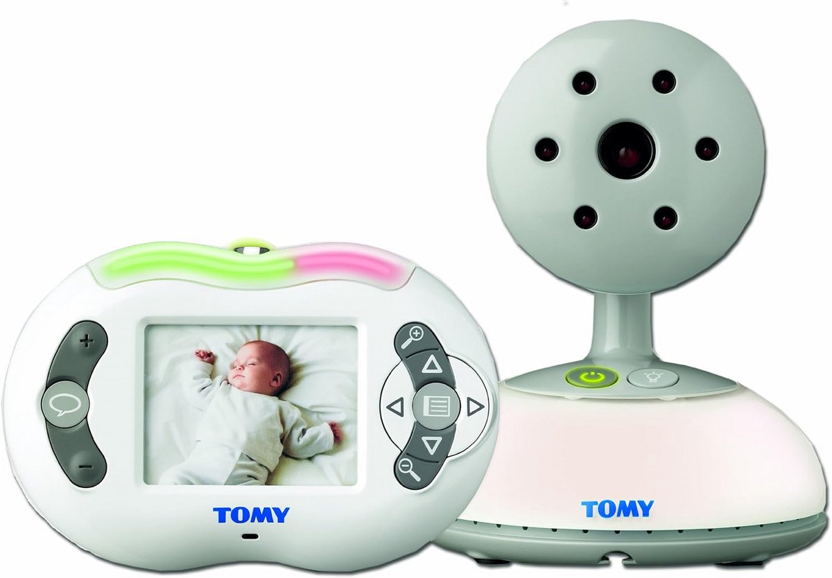 Digitale Babyfoon - Video Monitor - Baby Bewaken - 300 Meter Bereik - 60 mm Scherm - Wit