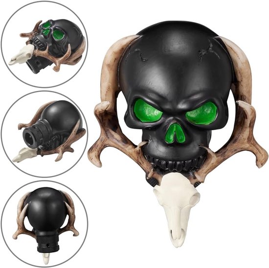 Universele Schedel Schakelpook voor Auto - Doodshoofd Versnellingspook Knop Decoratie en Tuning Accessoire van universele — afbeelding 5