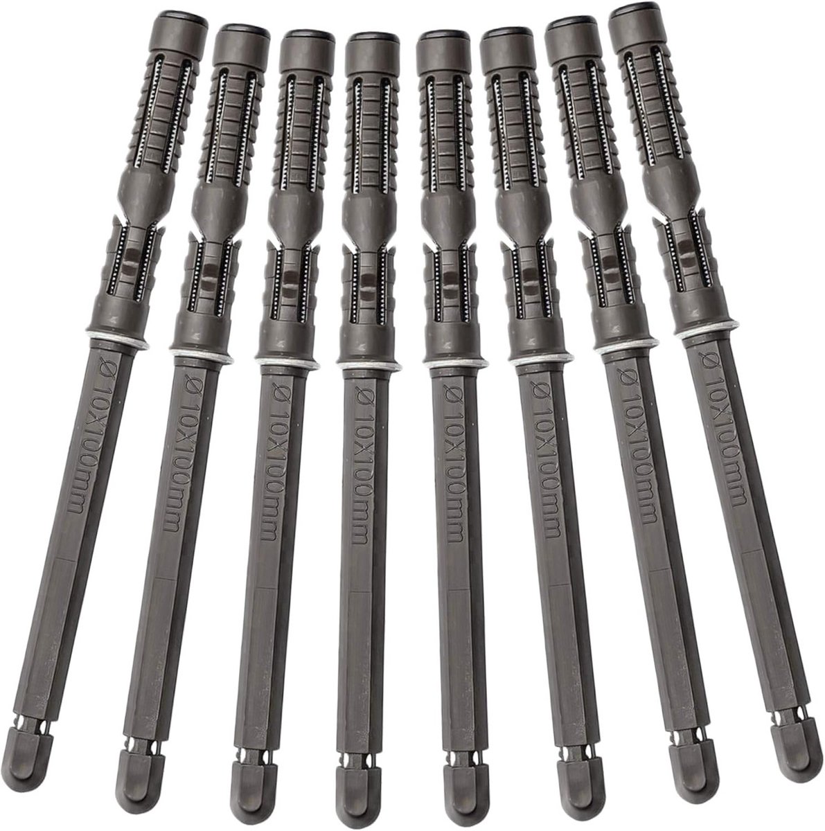 Plankbeugel Set - Onzichtbare Steunen - Zwevende Planken Maken - Sterk Draagvermogen - 10x100mm - Zilver