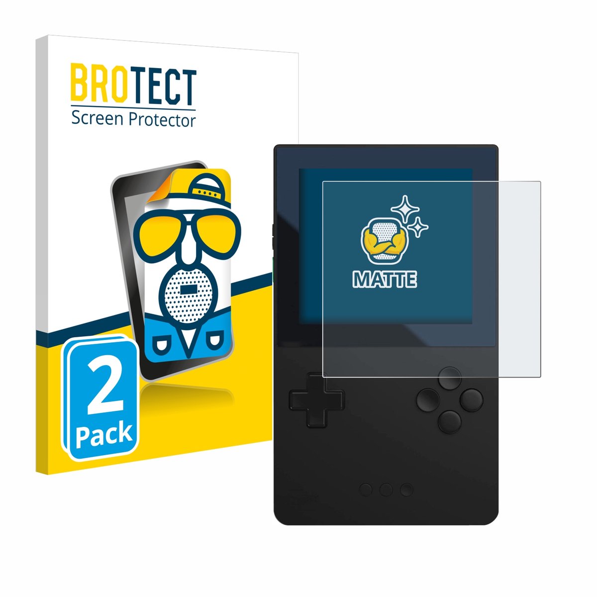BROTECT - Screenprotector voor Analogue Pocket - Folie Beschermfolie matte 2 Stuks