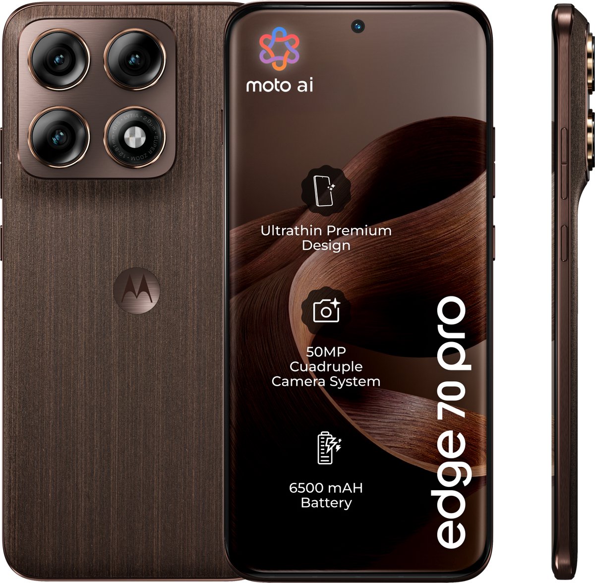 Motorola edge 70 pro - PANTONE Chicory Coffee