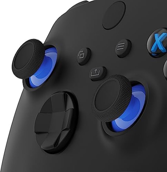 Controller Thumbsticks - Analoge Sticks - Gaming Personaliseren - Directe Vervanging - 2 stuks - Blauw Zwart — afbeelding 3