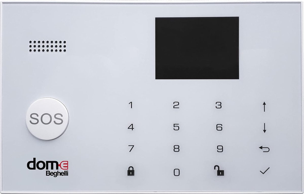 Draadloos Alarmsysteem - Wifi GSM - Huis Beveiligen - SOS Knop - 15 x 10 x 2 cm - Wit