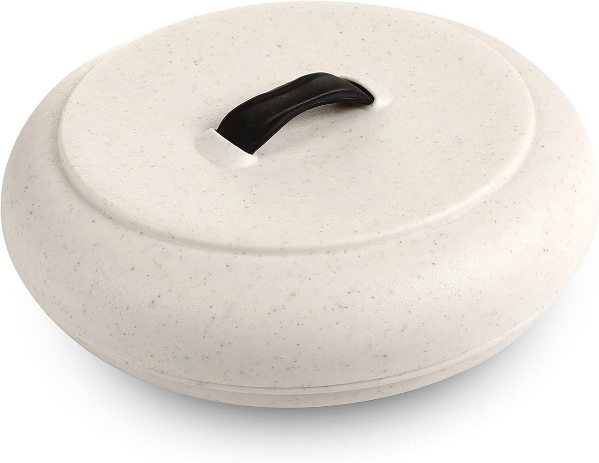 Tortilla Warmer - Brood Verwarmer - Brood Warm Houden - Magnetron Vaatwasserbestendig - Extra Groot - Natuurlijk Haver