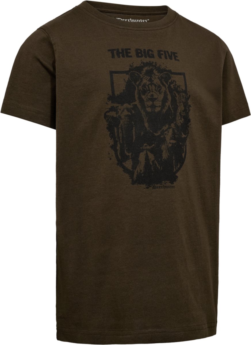 Deerhunter Youth Westy T-shirt Outdoor T-shirt Scandinavisch T-shirt Jacht T-shirt Fallen Leaf Cypress