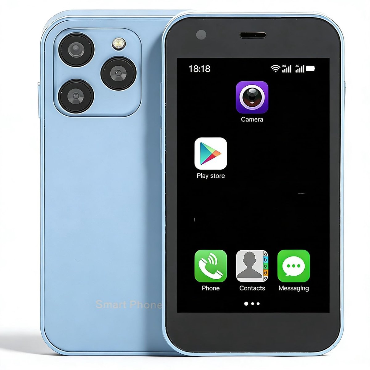 Dailygoods - Mini Smartphone met 3 Inch Scherm en Dubbele Camera voor Kinderen
