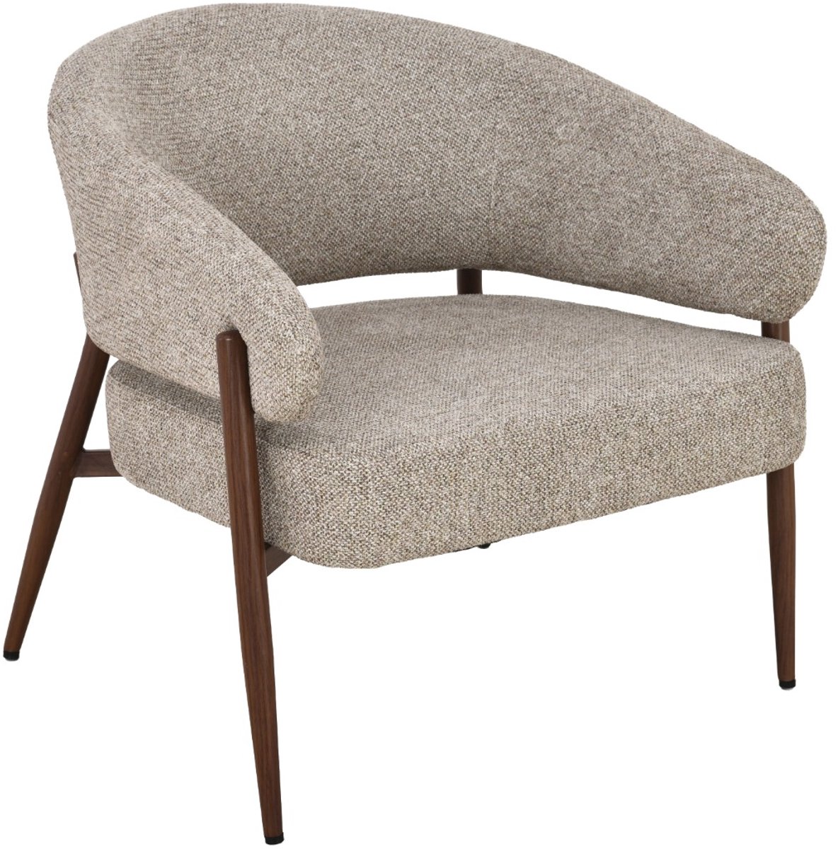 Livingfurn - Dilan Hush fauteuil hout - grijs