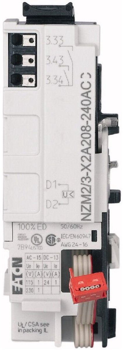 Eaton Relaismodule voor NZM2/3, configureerbaar, 2S, 24DC, 24-230AC, PI, 189722