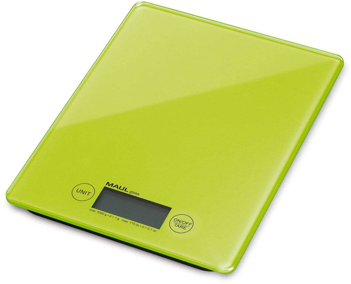 MAULgloss Brievenweger 5 kg - licht groen - kunststof - 1 stuk - 20.5 x 16.5 x 1.5 cm - MAUL