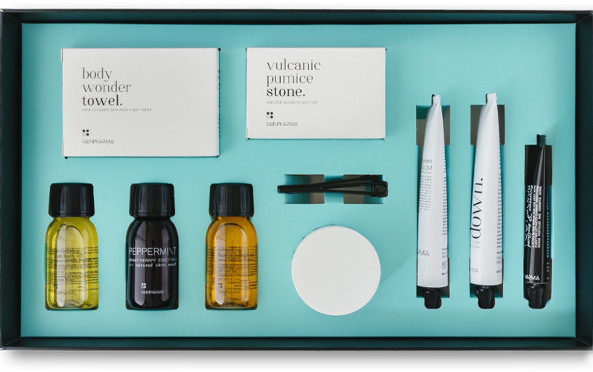 RainPharma One step at a time - Huidverzorging voor Voeten - 10-delige Set - Geschenkset