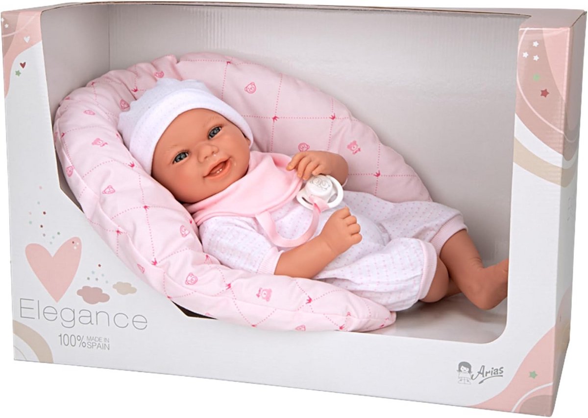 Baby Pop - Realistische Pop - Spelen - Zachte Vinyl Ledematen - 40 cm - Multicolor