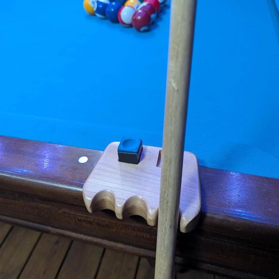 Biljart Keu Houder - Pool Keuhouder Cues Rest - Biljart Spelen - Compact 3 Gaten — afbeelding 3