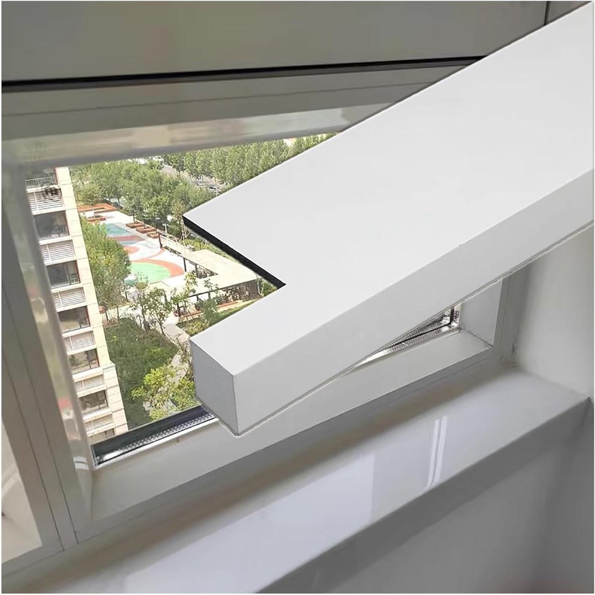 Vensterbank Cover - Vensterbank Rand - Vensterbank Beschermen - Waterdicht Acryl - 8mm Dikte - Wit