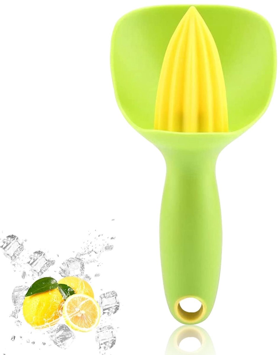 Dailygoods - Handleiding Citroen Squeezer - Ergonomische Mini Juicer - Groen - Handpers voor Huishoudelijke Keuken - Vaatwasserbestendig - Geschikt vo...