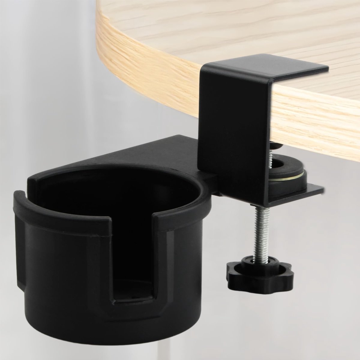 MTTproducts- Bekerhouder Zwart - Tafelhouder - Drinkbeker Houder - Kantooraccessoire - Creatieve Bekerhouder - Eenvoudig te Bevestigen - Drankhouder